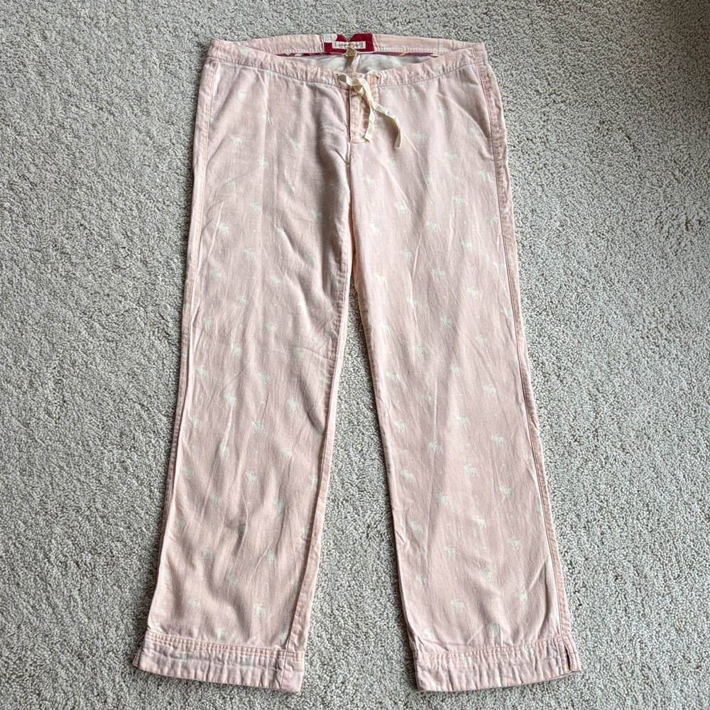 Vintage Abercrombie & Fitch Pink Pajama Pants